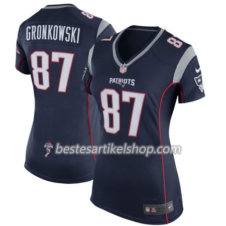 Damen New England Patriots Trikot Rob Gronkowski 87 Nike Navy